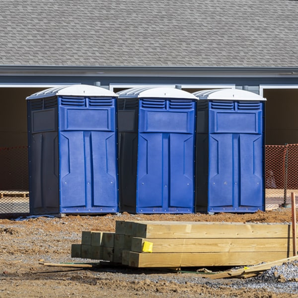 do you offer hand sanitizer dispensers inside the porta potties in Pleasant